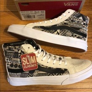 NewinBox Vans Skate Hi Top Slim Italian Weave